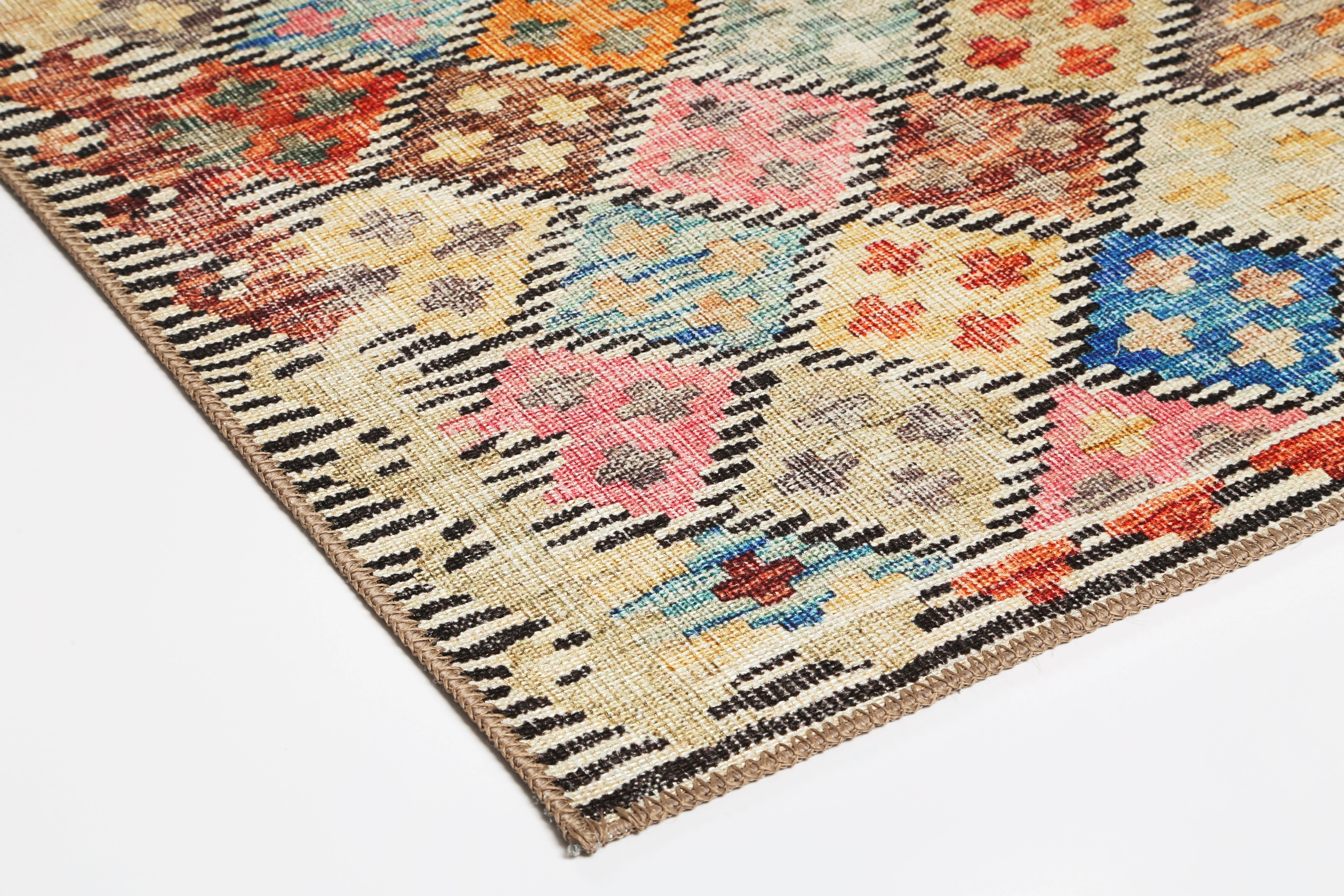 Diamond Vintage Multi Washable Rug - VITAL 2643-00 - Image 4